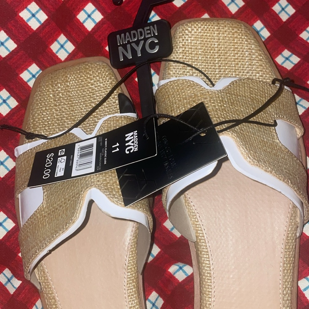 Women's Classic Rafia Slide Sandals